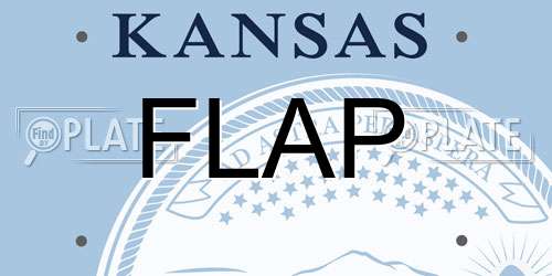 FLAP Kansas License Plate