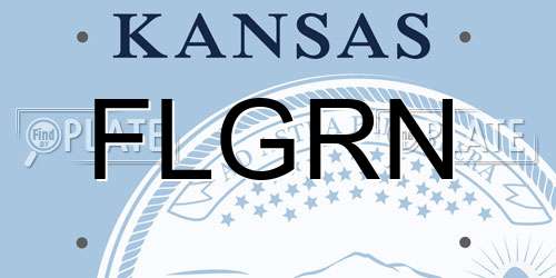 FLGRN Kansas License Plate