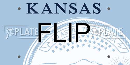 FLIP Kansas License Plate