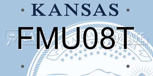 FMU08T Kansas License Plate