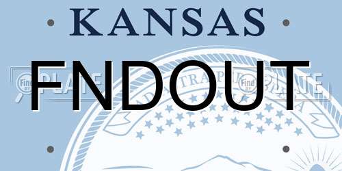 FNDOUT Kansas License Plate