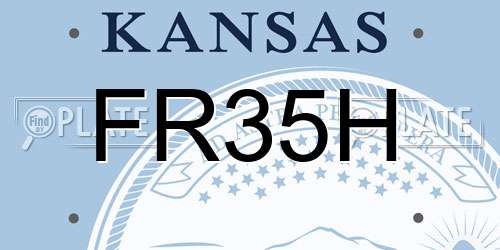 FR35H Kansas License Plate