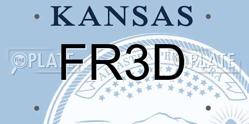 FR3D Kansas License Plate