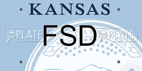FSD Kansas License Plate