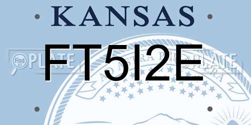 FT5I2E Kansas License Plate