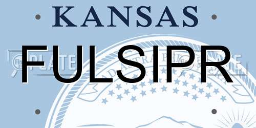 FULSIPR Kansas License Plate