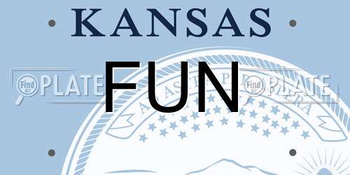 FUN Kansas License Plate