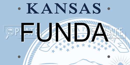 FUNDA Kansas License Plate