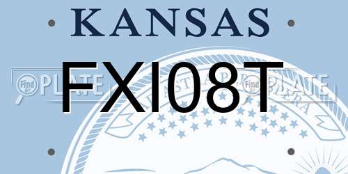 FXI08T Kansas License Plate