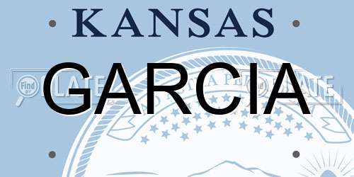 GARCIA Kansas License Plate
