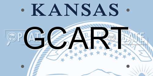GCART Kansas License Plate