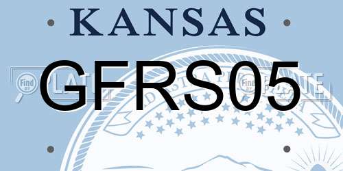 GFRS05 Kansas License Plate