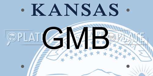 GMB Kansas License Plate