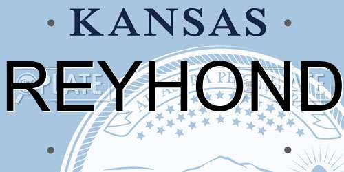 GREYHONDA Kansas License Plate