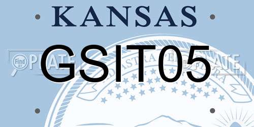 GSIT05 Kansas License Plate