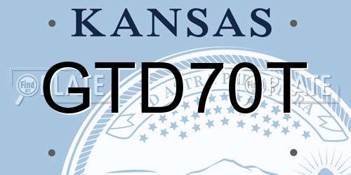 GTD70T Kansas License Plate