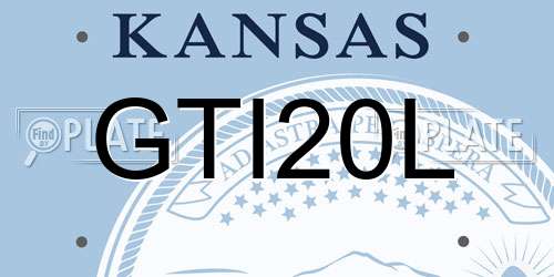 GTI20L Kansas License Plate