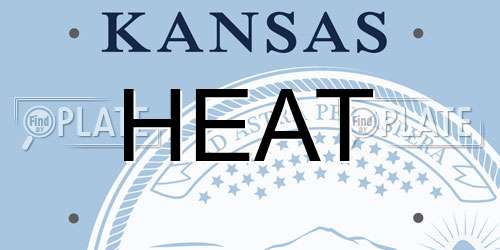 HEAT Kansas License Plate