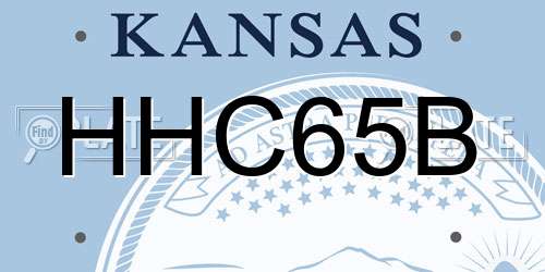 HHC65B Kansas License Plate