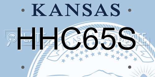 HHC65S Kansas License Plate