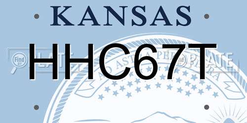 HHC67T Kansas License Plate