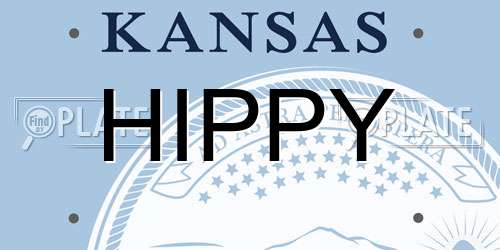 HIPPY Kansas License Plate