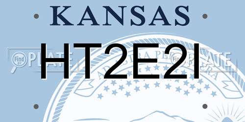 HT2E2I Kansas License Plate