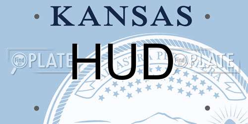 HUD Kansas License Plate
