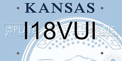 I18VUI Kansas License Plate