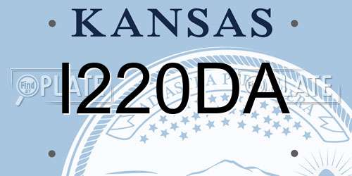 I220DA Kansas License Plate