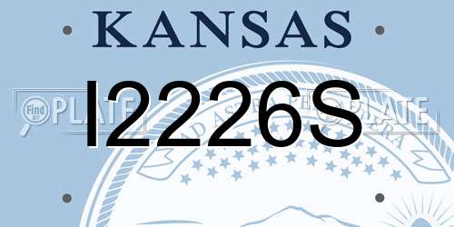 I2226S Kansas License Plate