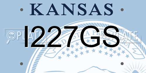 I227GS Kansas License Plate