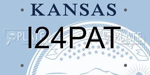I24PAT Kansas License Plate
