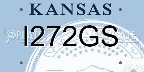 I272GS Kansas License Plate