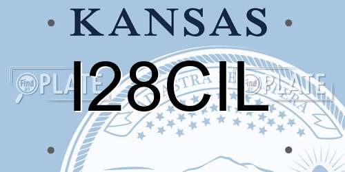 I28CIL Kansas License Plate