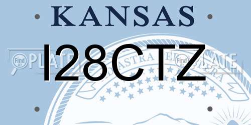 I28CTZ Kansas License Plate
