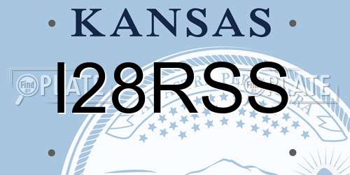 I28RSS Kansas License Plate