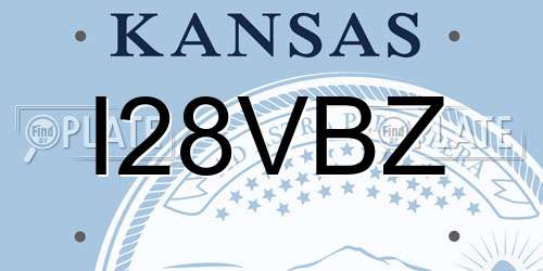 I28VBZ Kansas License Plate