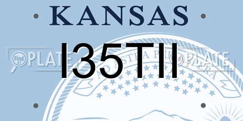 I35TII Kansas License Plate