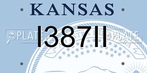 I387II Kansas License Plate