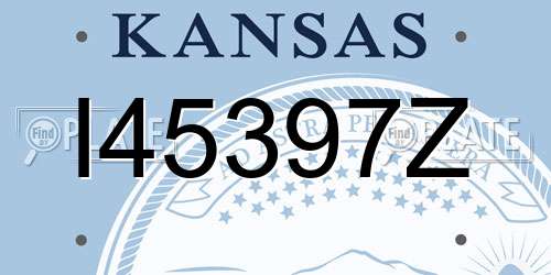I45397Z Kansas License Plate