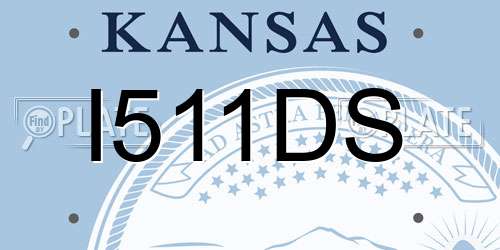 I511DS Kansas License Plate