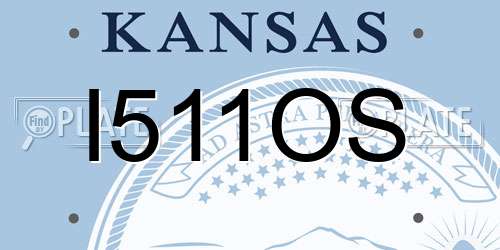 I511OS Kansas License Plate