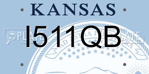 I511QB Kansas License Plate
