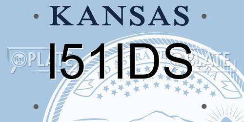 I51IDS Kansas License Plate