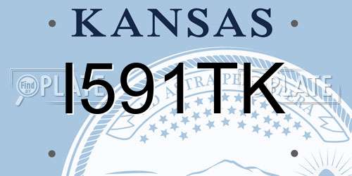 I591TK Kansas License Plate