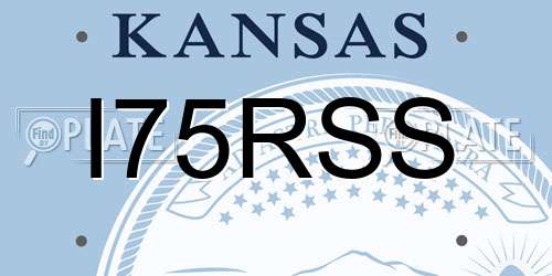 I75RSS Kansas License Plate