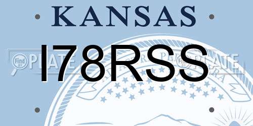 I78RSS Kansas License Plate