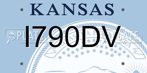 I790DV Kansas License Plate