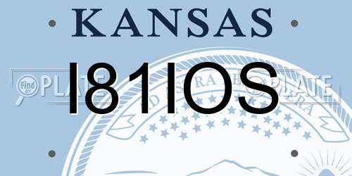 I81IOS Kansas License Plate